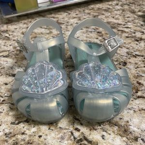 Mini Melissa Shell Sandals Size 10